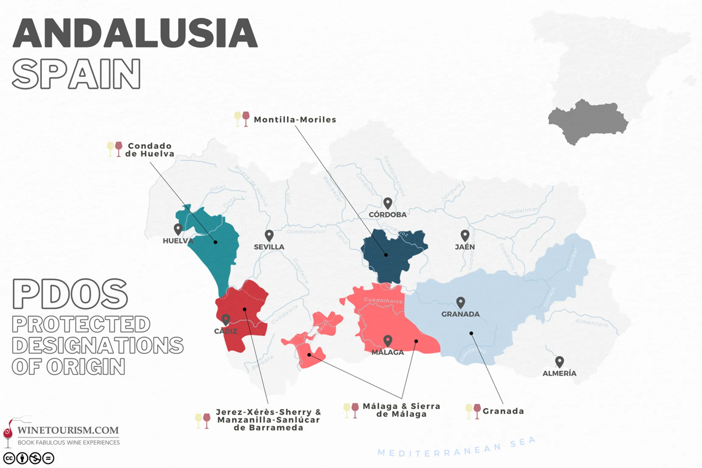 Veinipiirkonnad Hispaanias