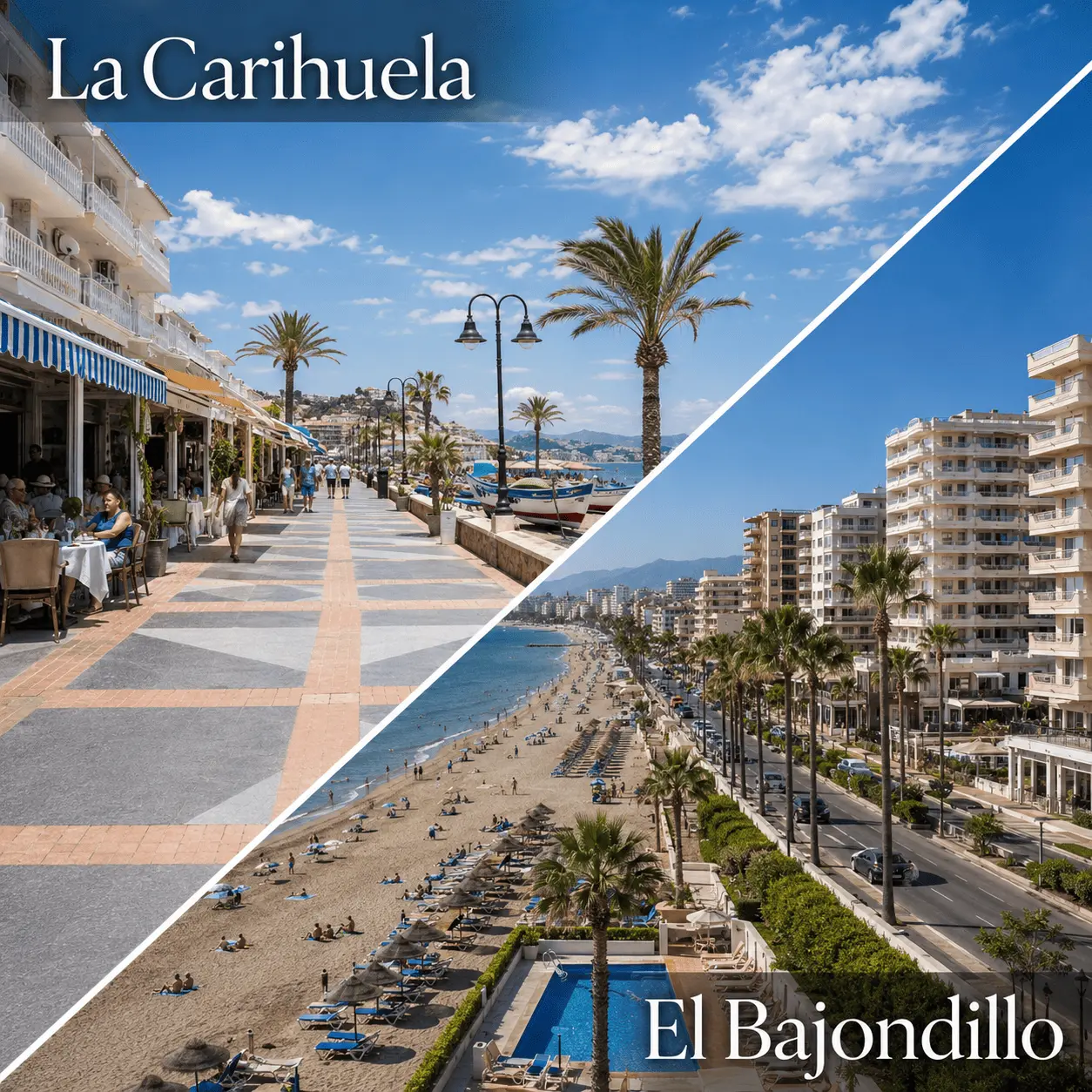 La Carihuela and El Bajondillo